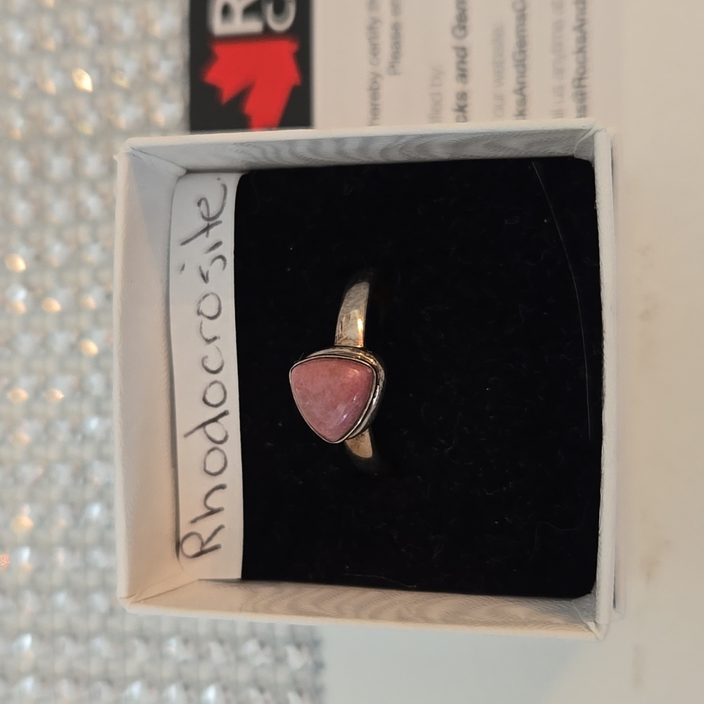 Ring, Crystal Rhodonite - Picture 2 of 4
